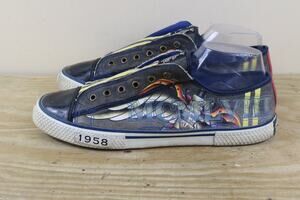 Vintage Christian Audigier Ed Hardy Sneakers 12 Multicolor Low Top 1958 Y2K